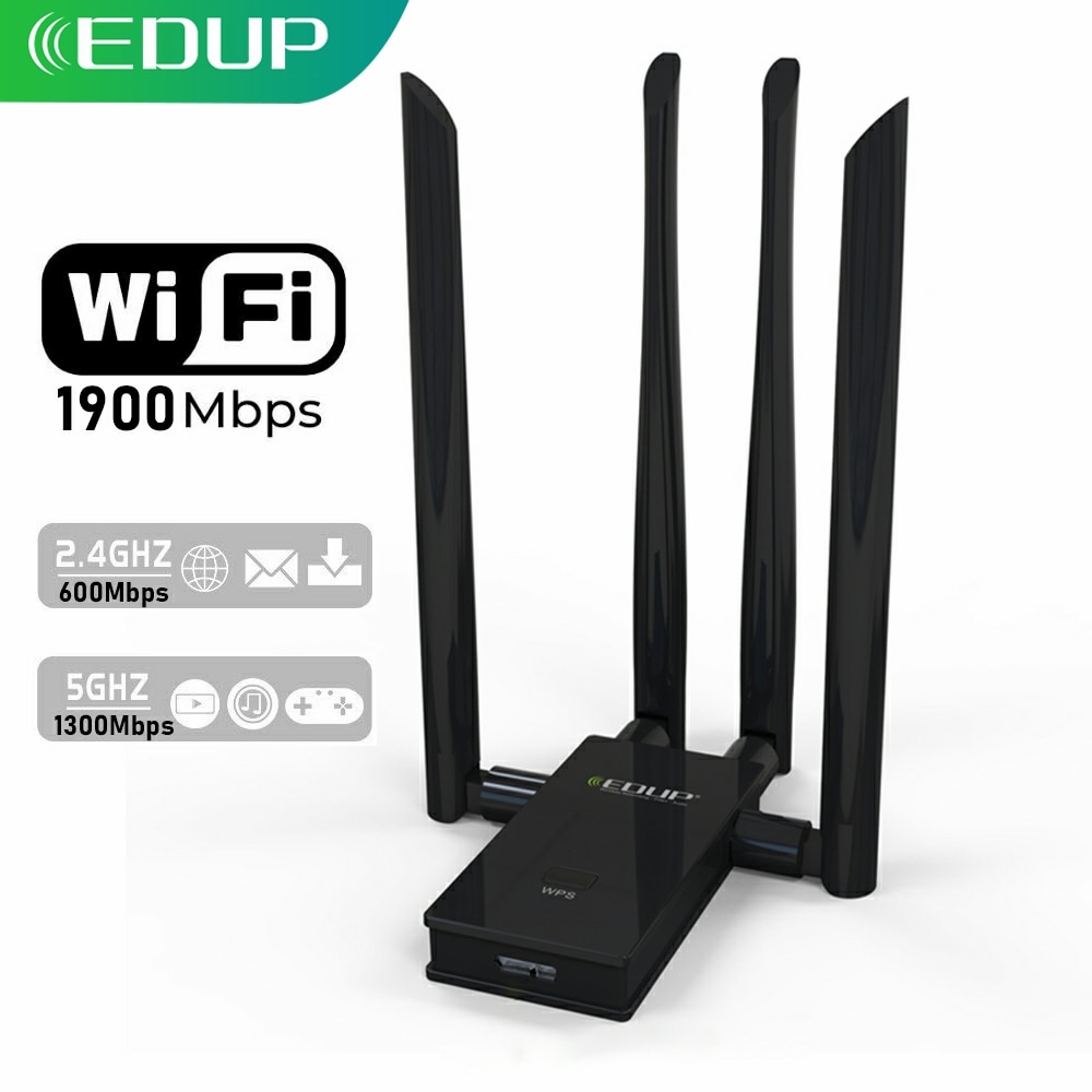 EDUP-1900Mbps USB     2.4G, 5Gh..